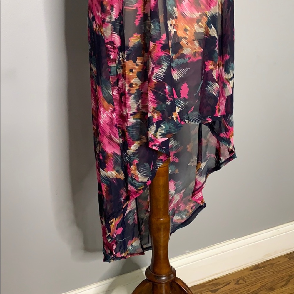 Mezzanine Hi Long Maxi Floral Print Tank Dress Med - Picture 2 of 10